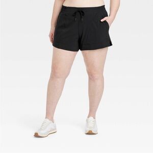 All in Motion Woven Mid-Rise Shorts, 4”